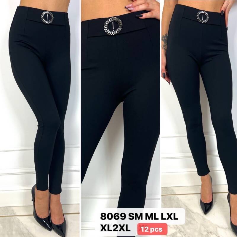 Leginsy damskie Roz S-2XL,  Mix Kolor .Paczka 12 szt